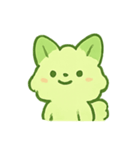 抹茶雲きつね雨の日まったり（個別スタンプ：7）