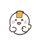 お札つきプニプニおばけスタンプ（個別スタンプ：6）