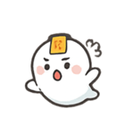 お札つきプニプニおばけスタンプ（個別スタンプ：10）