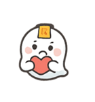 お札つきプニプニおばけスタンプ（個別スタンプ：13）