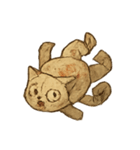 紙ねこおばけの七月おさんぽ（個別スタンプ：1）