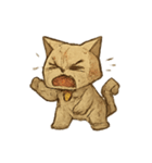 紙ねこおばけの七月おさんぽ（個別スタンプ：6）