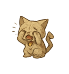 紙ねこおばけの七月おさんぽ（個別スタンプ：17）