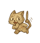 紙ねこおばけの七月おさんぽ（個別スタンプ：19）