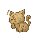 紙ねこおばけの七月おさんぽ（個別スタンプ：20）