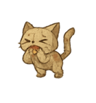 紙ねこおばけの七月おさんぽ（個別スタンプ：22）