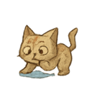 紙ねこおばけの七月おさんぽ（個別スタンプ：23）