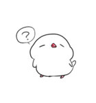 なんだかゆるい文鳥（個別スタンプ：6）