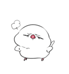なんだかゆるい文鳥（個別スタンプ：20）
