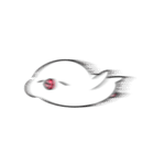 なんだかゆるい文鳥（個別スタンプ：29）