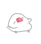 なんだかゆるい文鳥（個別スタンプ：34）
