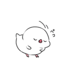 なんだかゆるい文鳥（個別スタンプ：35）