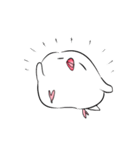 なんだかゆるい文鳥（個別スタンプ：37）