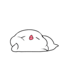 なんだかゆるい文鳥（個別スタンプ：40）