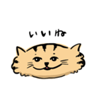 ひらたいねこ。（個別スタンプ：14）