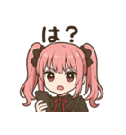 ピンクオタク地雷系女子（個別スタンプ：4）