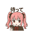ピンクオタク地雷系女子（個別スタンプ：5）