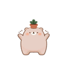 植物グマの脱力反応（個別スタンプ：10）