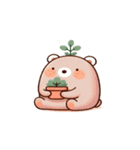 植物グマの脱力反応（個別スタンプ：13）