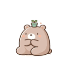 植物グマの脱力反応（個別スタンプ：31）