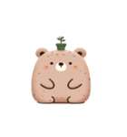 植物グマの脱力反応（個別スタンプ：32）