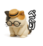 日常会話verメガネ猫（個別スタンプ：28）