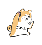 ぶちゃかわ秋田犬（個別スタンプ：5）
