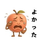 モモ擬人化（個別スタンプ：24）
