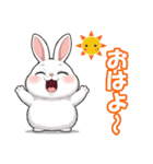 可愛い動物のキャラクターのスタンプ（個別スタンプ：1）