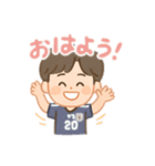 サッカーリアクションボーイ⚽（個別スタンプ：1）