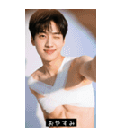 韓国筋肉イケメンセルカ（個別スタンプ：2）