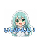 フードのみなみちゃんスタンプ（個別スタンプ：8）