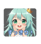 ちょっと強気の精霊みなみちゃん（個別スタンプ：4）