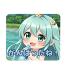 ちょっと強気の精霊みなみちゃん（個別スタンプ：5）