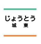 上毛線(中央前橋-西桐生)の駅名スタンプ（個別スタンプ：2）