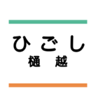 上毛線(中央前橋-西桐生)の駅名スタンプ（個別スタンプ：10）