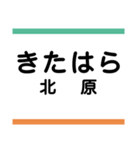 上毛線(中央前橋-西桐生)の駅名スタンプ（個別スタンプ：11）