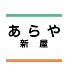 上毛線(中央前橋-西桐生)の駅名スタンプ（個別スタンプ：12）