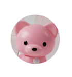 ピンクのワンちゃんカプセルトイ（個別スタンプ：6）