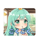 ありがとうみなみちゃんスタンプ（個別スタンプ：15）