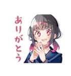 制服の女の子★弓道部の日常（個別スタンプ：8）
