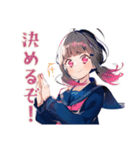 制服の女の子★弓道部の日常（個別スタンプ：14）