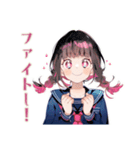 制服の女の子★弓道部の日常（個別スタンプ：38）