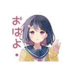 ふんわり女子中学生のパソコン部（個別スタンプ：2）