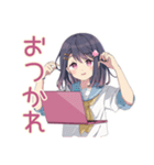 ふんわり女子中学生のパソコン部（個別スタンプ：9）