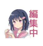 ふんわり女子中学生のパソコン部（個別スタンプ：36）