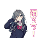 おしゃれJKのダンス部♡（個別スタンプ：4）