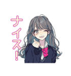 おしゃれJKのダンス部♡（個別スタンプ：7）