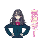 おしゃれJKのダンス部♡（個別スタンプ：19）