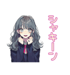 おしゃれJKのダンス部♡（個別スタンプ：23）